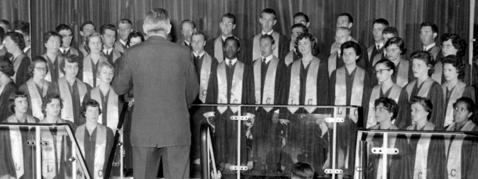 1957 concert on ship from England