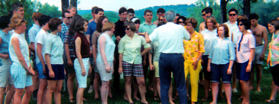 1968 picnic singing