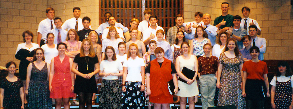 1996 tour choir in Ft Myers