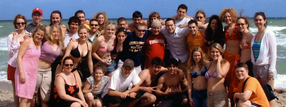 2004 choir at beach