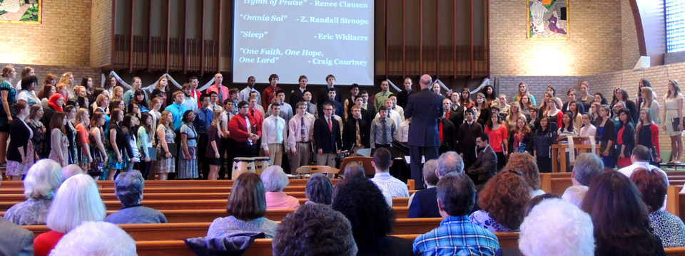 2013 choir at Newberry