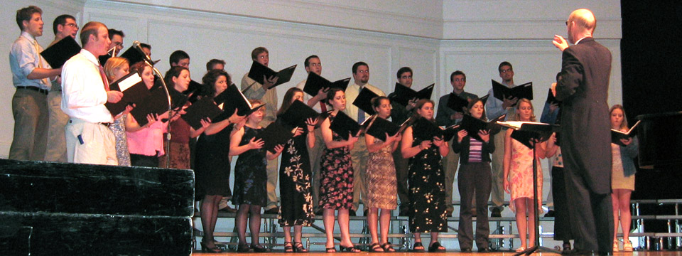 chamber choir concert 2003