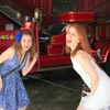 girls and truck